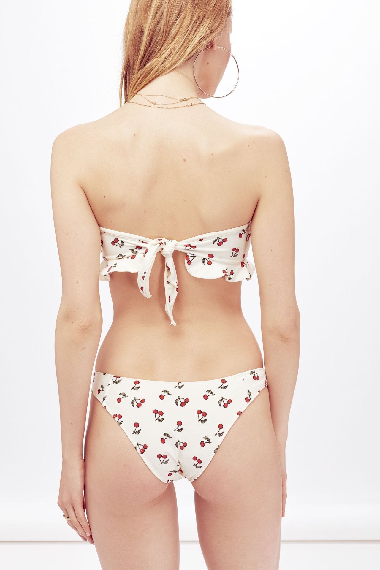 Ocean Chic - Bedruckter Kirsch Bikini mit Fliege