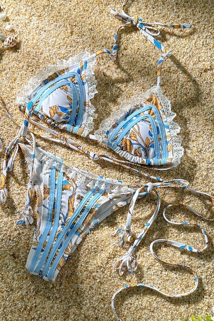 Ocean Chic - Bedruckter Band-Bikini