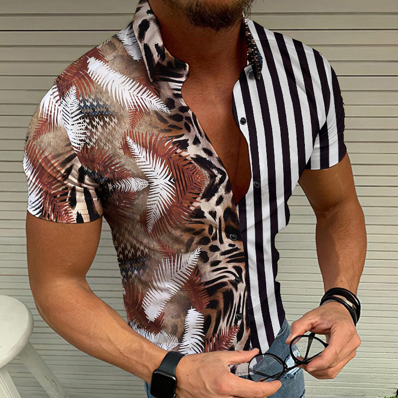 Hannes - Hawaiianisches Strandhemd mit Blumenmuster für Herren