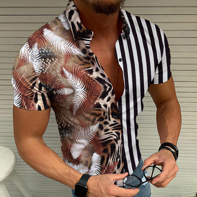 Hannes - Hawaiianisches Strandhemd mit Blumenmuster für Herren
