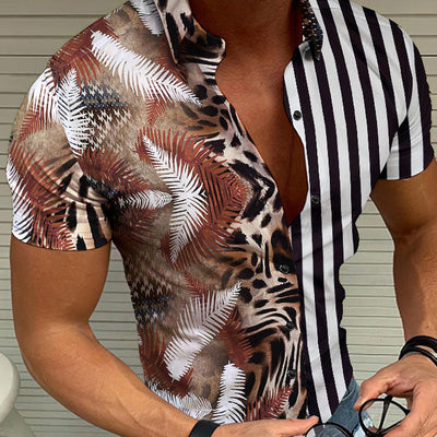 Hannes - Hawaiianisches Strandhemd mit Blumenmuster für Herren