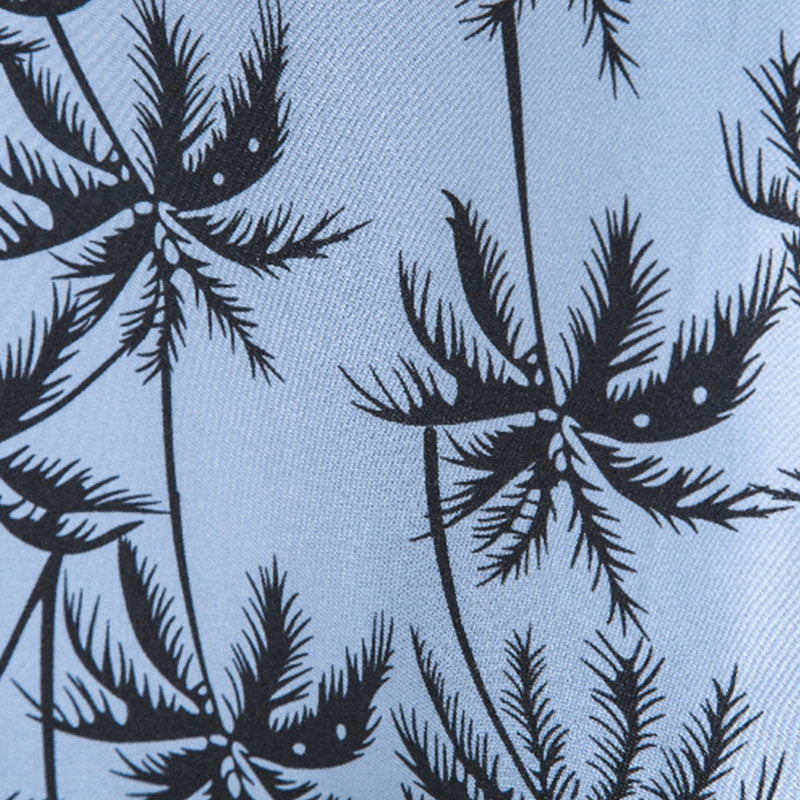 Stylisches Herren Urlaubs-Hemd aus Baumwolle mit Palmen Print