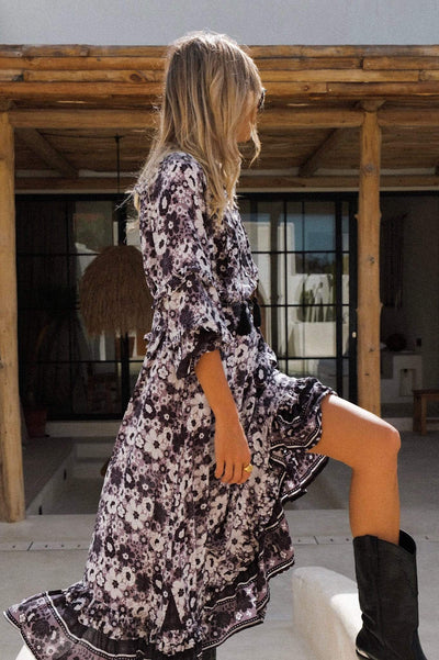 Gimena - Kleid mit Blumendruck