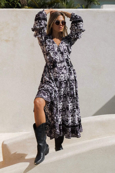 Gimena - Kleid mit Blumendruck
