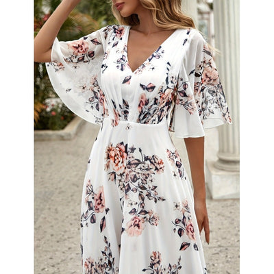 Langes geblümtes Kleid für Frauen - Sorelia