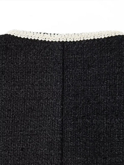 Kurze Damenjacke mit Zierknöpfen - Alida