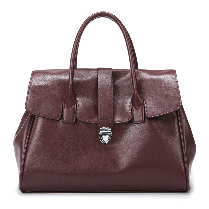 Damenhandtasche aus Kunstleder mit großem Fassungsvermögen und anspruchsvollem Stil - Élodie
