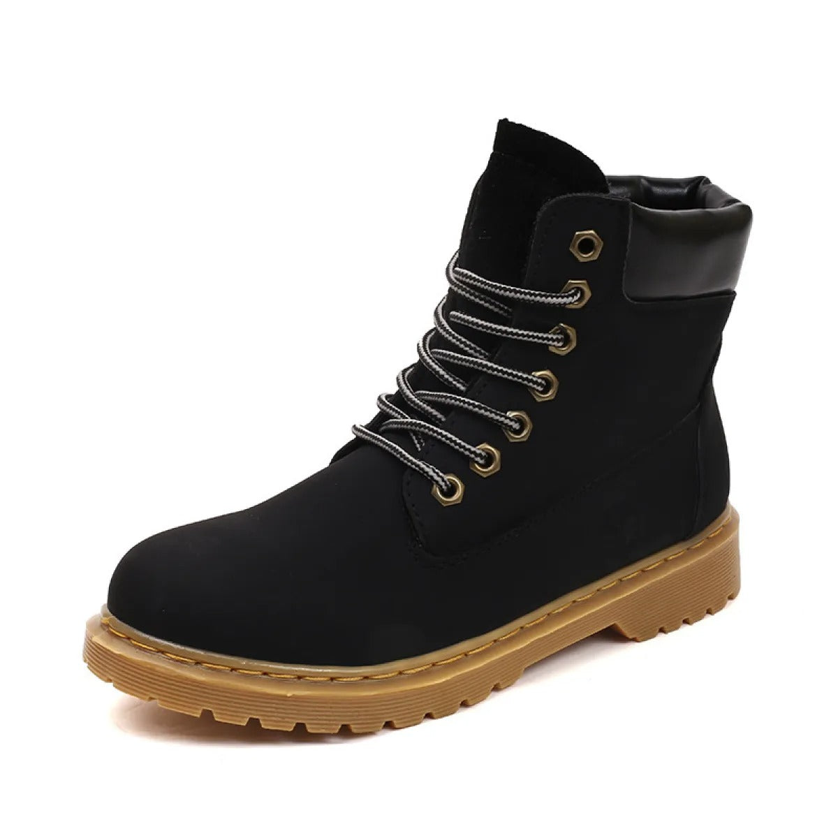 Damenstiefel aus Wildleder mit dicker Sohle - Alisse