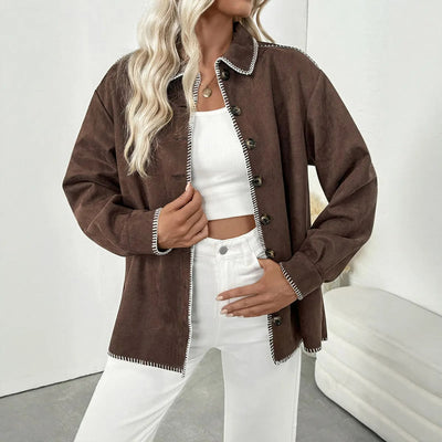 Jacke aus Wildleder für Frauen - Liorae