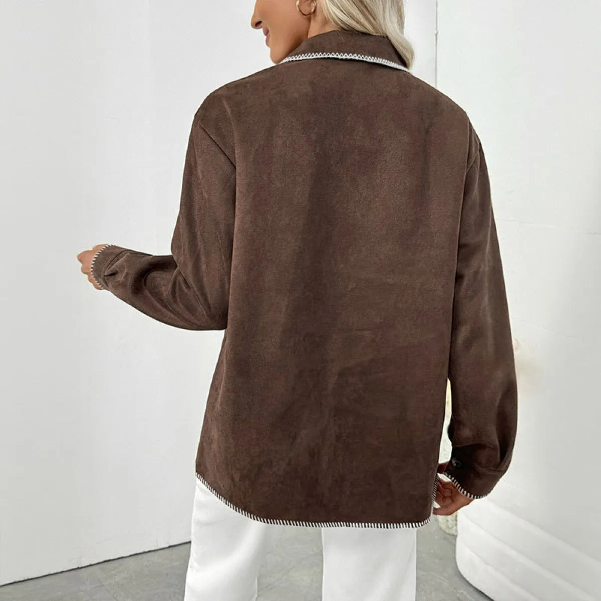 Jacke aus Wildleder für Frauen - Liorae