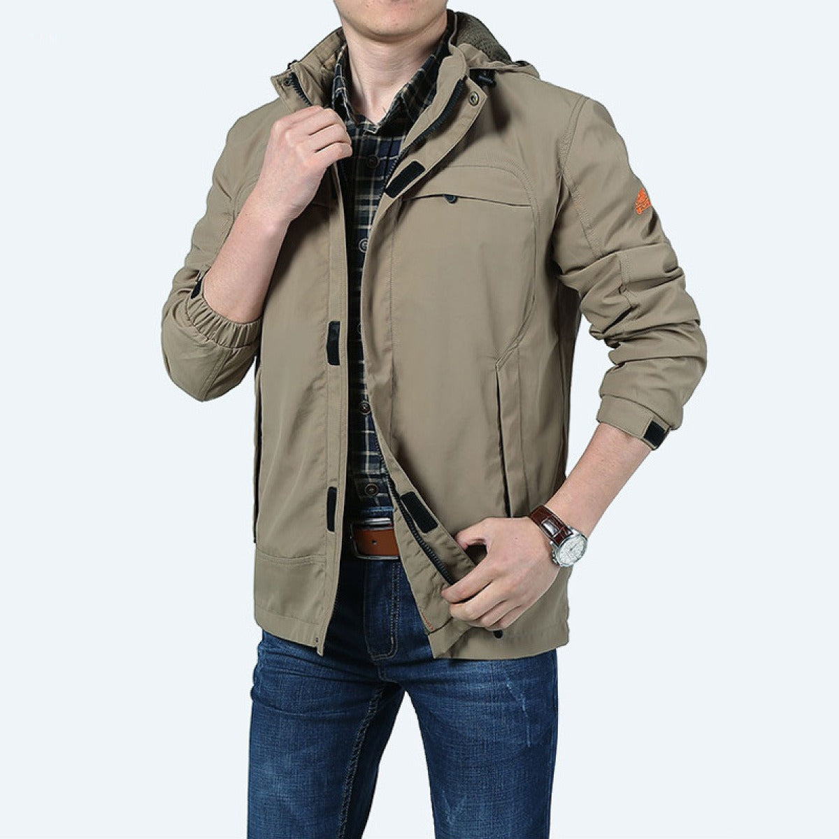 Wasserdichte Freizeitjacke für Herren mit funktionellen Taschen - Bahamut