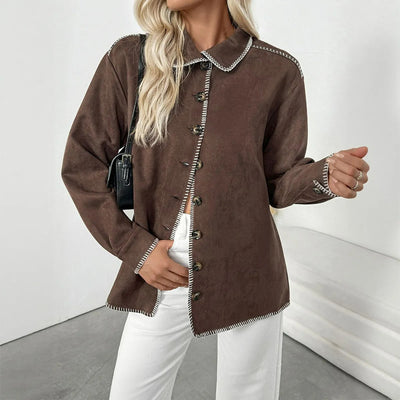 Jacke aus Wildleder für Frauen - Liorae