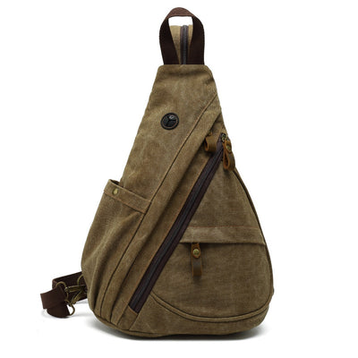 Vintage Canvas Crossbody Rucksack Anti-Diebstahl - Henrik