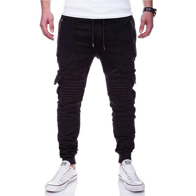 Sportliche Herren-Jogginghose mit Cargotaschen und gerippter Struktur - Brant