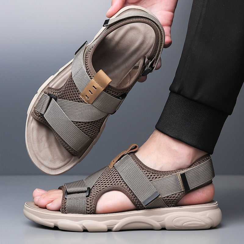 Orthopädische atmungsaktive Herren-Sport-Sandalen mit dicker Sohle - Kepa