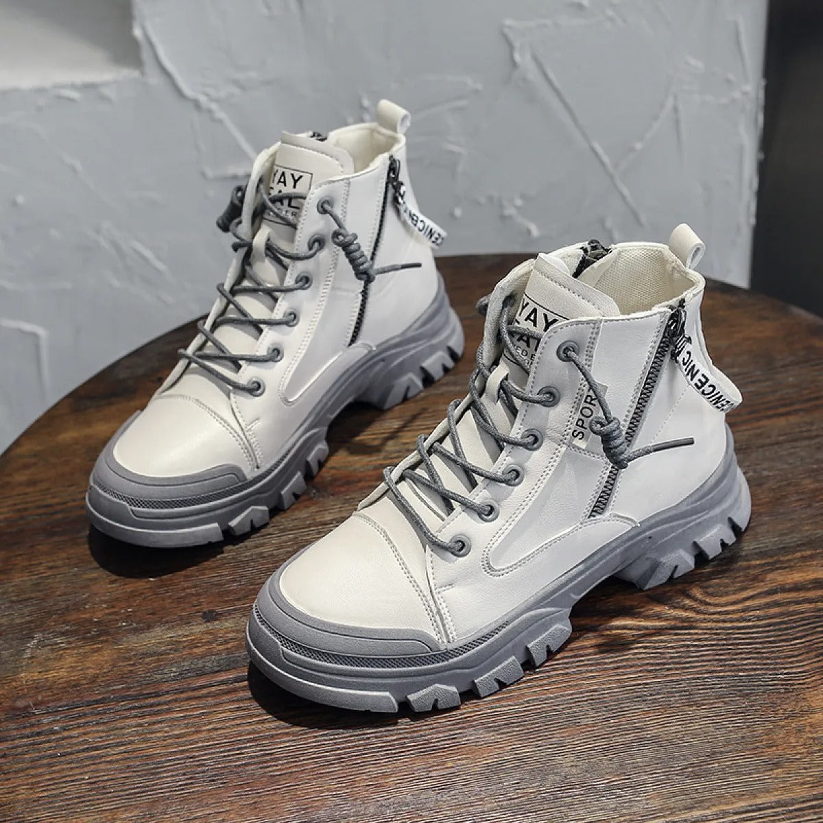 Urban Stiefel mit seitlichem Reißverschluss - Elian