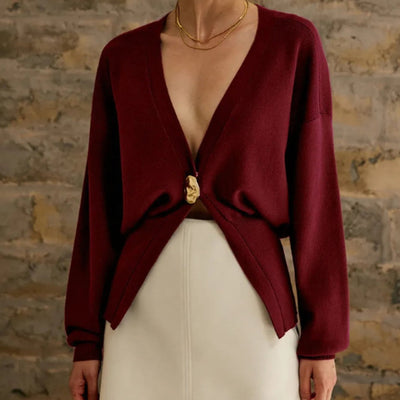 Damen Strickjacke mit dekorativer Knopfleiste - Romane