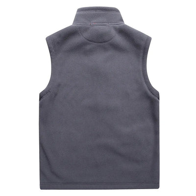Ärmellose Herrenweste aus Fleece mit Thermofutter und Reißverschluss - Daryl