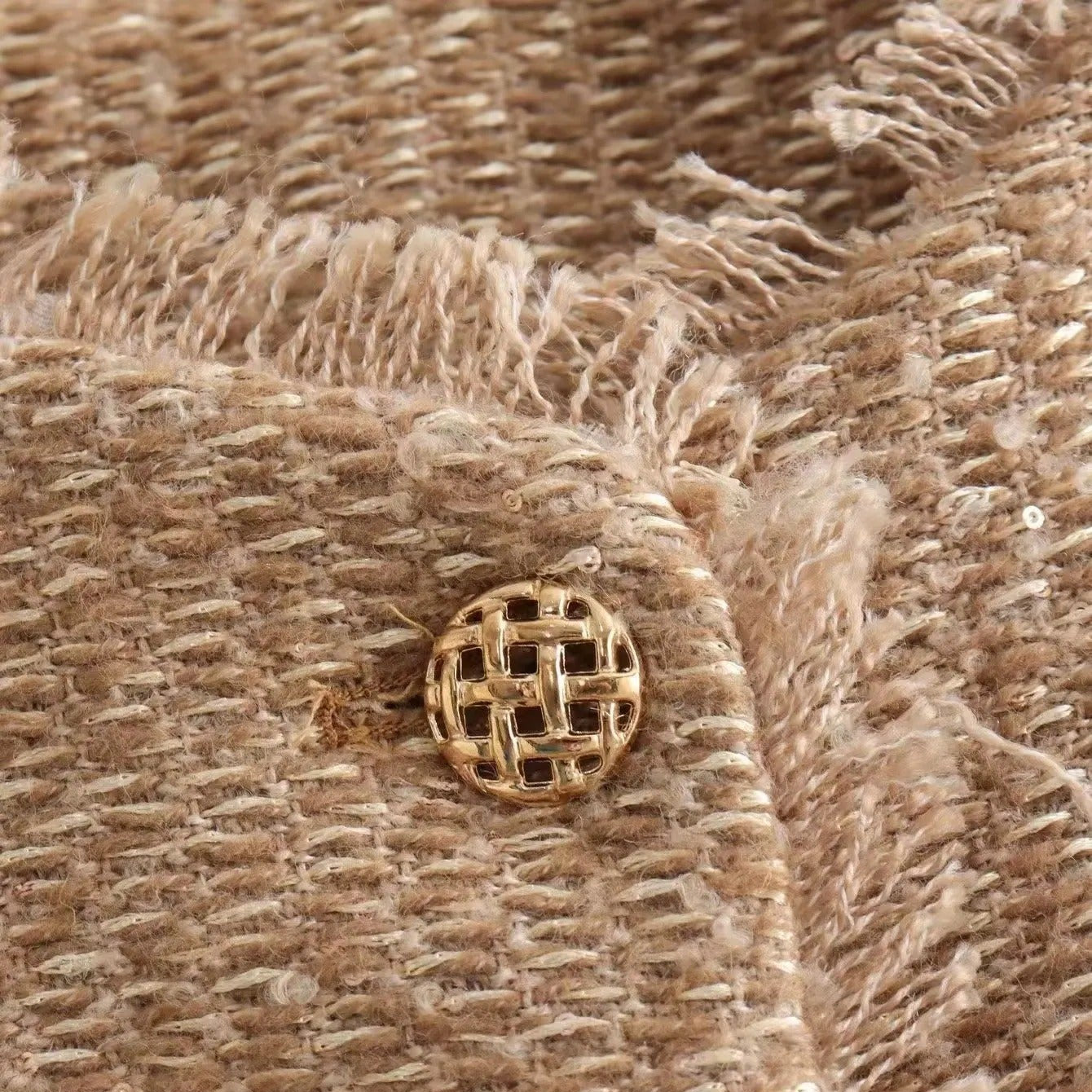 Klassische Tweed-Zweireiherjacke für Damen - Heidy