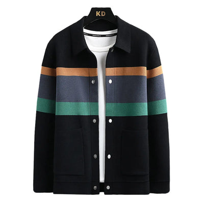 Herrenjacke mit mehrfarbigen Streifen - Dorian
