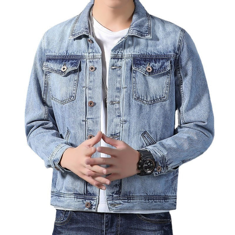 Klassische Herren-Jeansjacke mit Vordertaschen - Byron