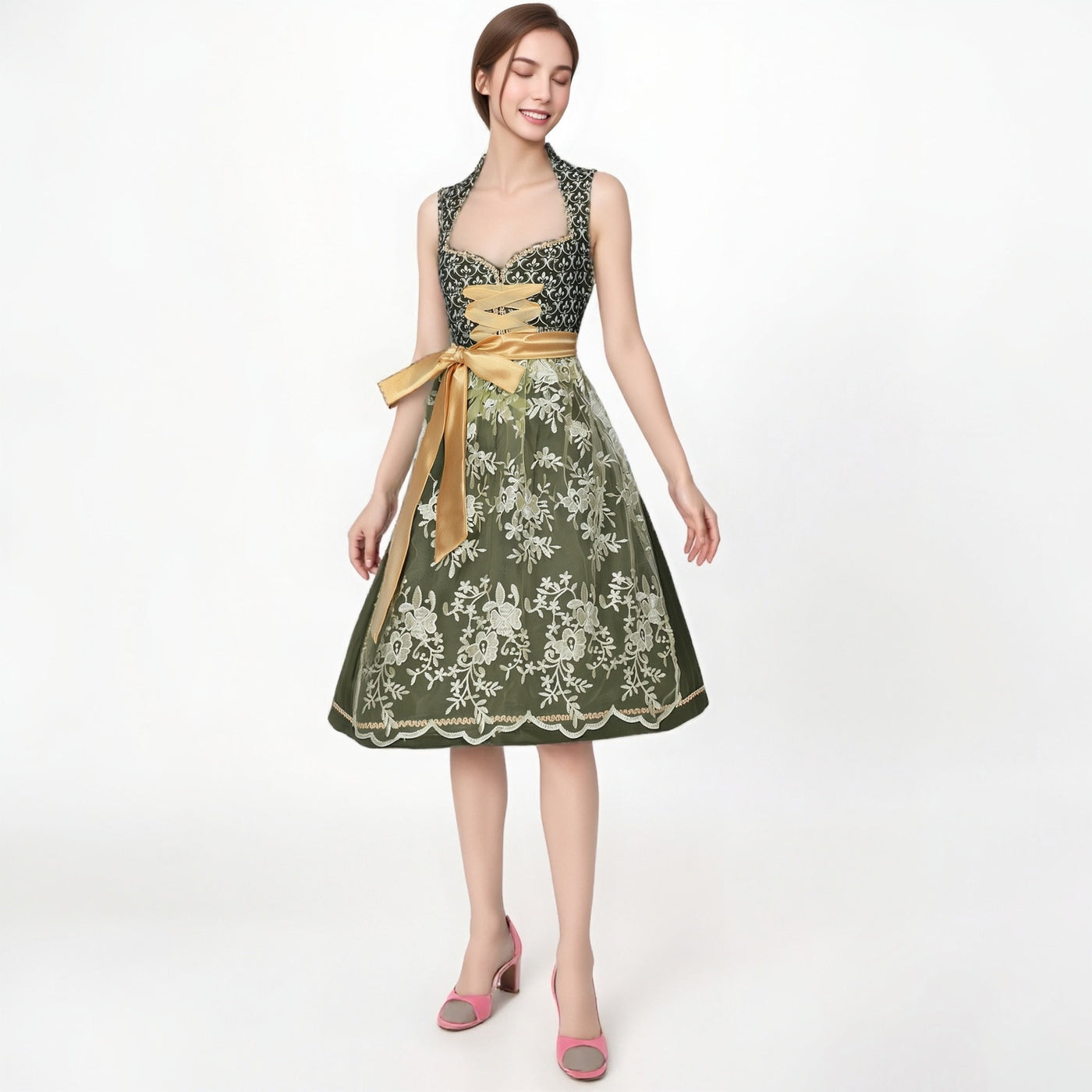 Damen Tracht Oktoberfest Dirndl Kleid - Helene