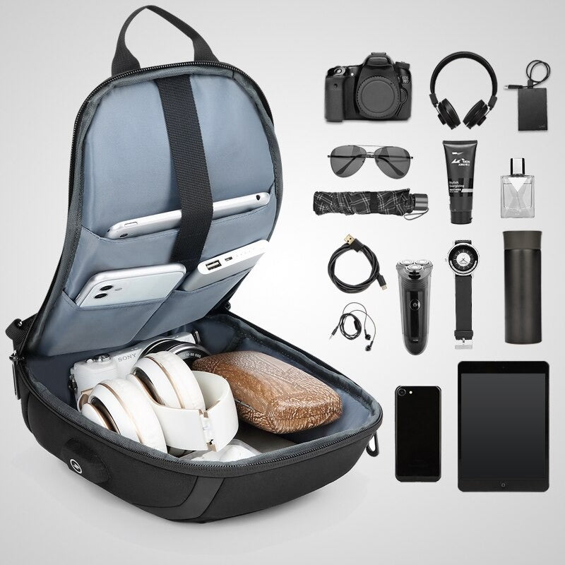 Wasserdichte, diebstahlsichere Herren-Kreuztasche im urbanen Stil - Matteo