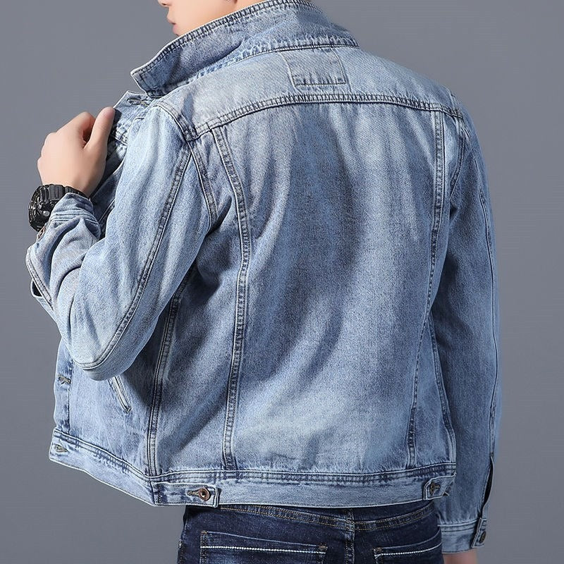 Klassische Herren-Jeansjacke mit Vordertaschen - Byron
