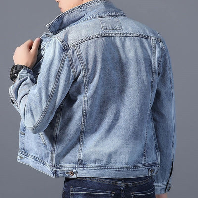Klassische Herren-Jeansjacke mit Vordertaschen - Byron