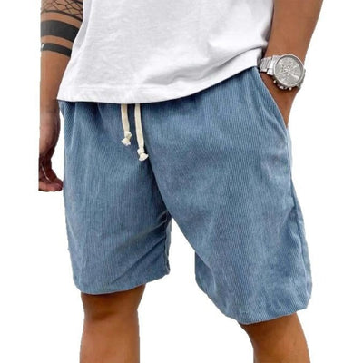 Lässige Cord-Shorts für Männer, mittelgroße, lockere Passform - Eland