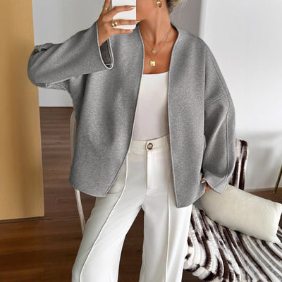 Damen-Wickeljacke mit Gürtel - Bitia