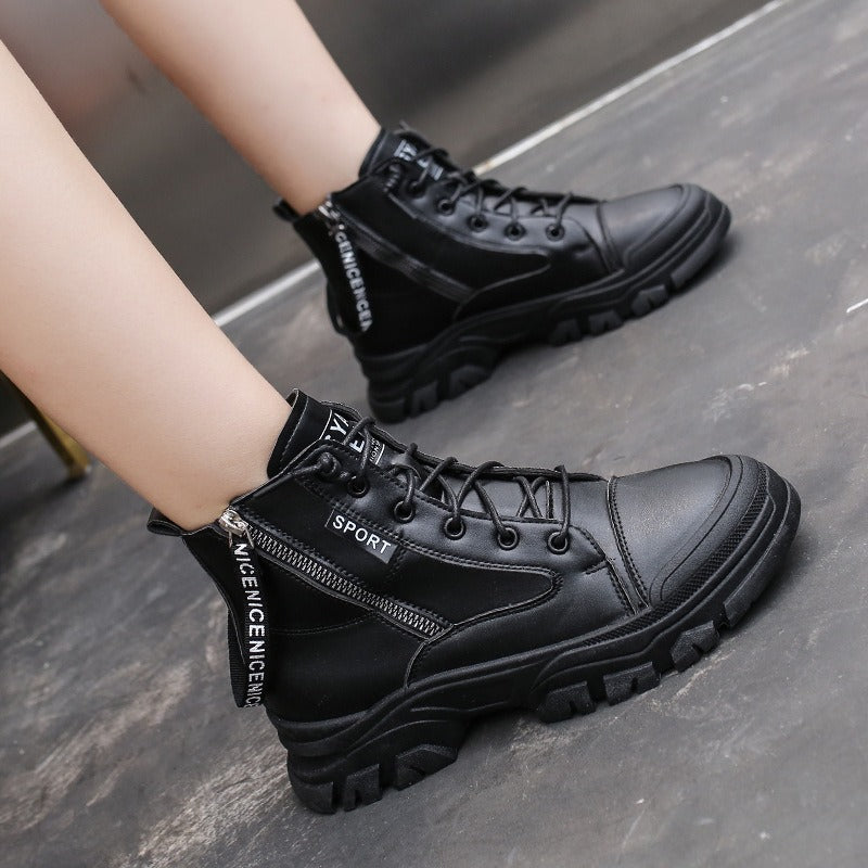 Urban Stiefel mit seitlichem Reißverschluss - Elian