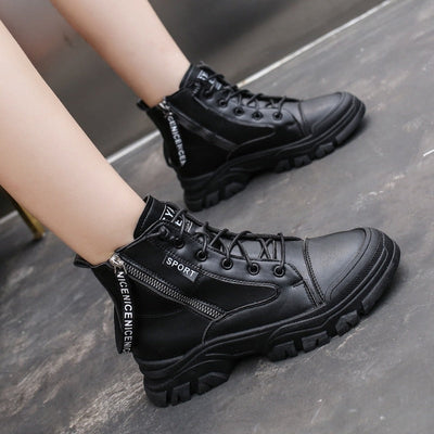 Urban Stiefel mit seitlichem Reißverschluss - Elian
