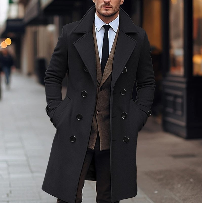 Eleganter Wollmantel für Herren - Russell