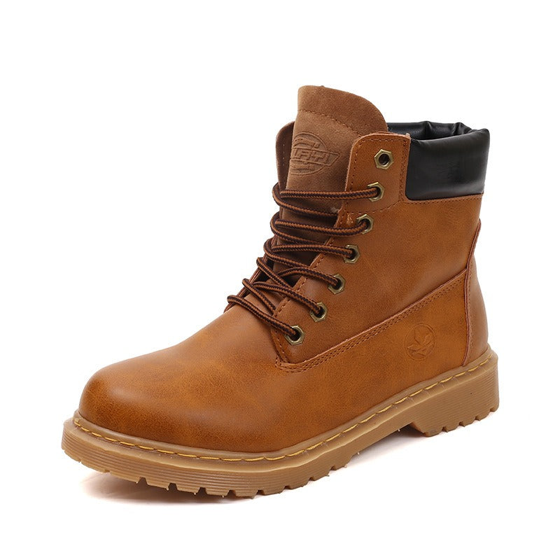 Damenstiefel aus Wildleder mit dicker Sohle - Alisse