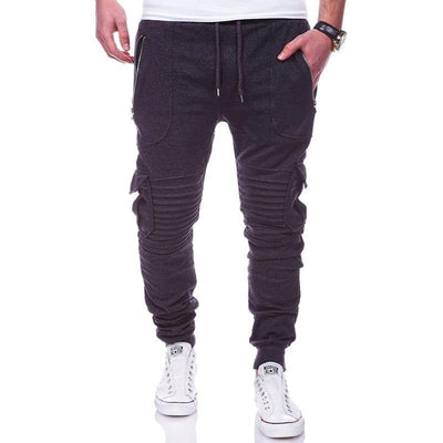 Sportliche Herren-Jogginghose mit Cargotaschen und gerippter Struktur - Brant