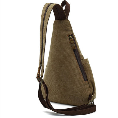 Vintage Canvas Crossbody Rucksack Anti-Diebstahl - Henrik