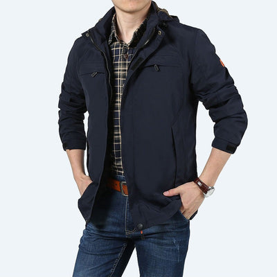 Wasserdichte Freizeitjacke für Herren mit funktionellen Taschen - Bahamut