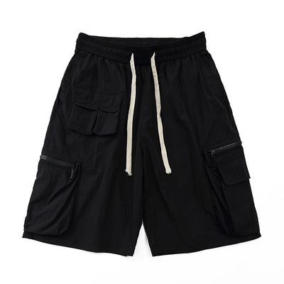 Damen-Shorts mit großen Taschen und lässigen Reißverschlüssen - Fey