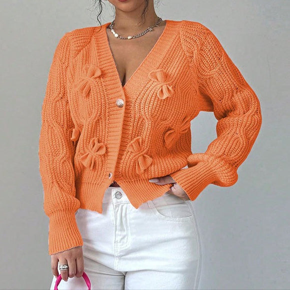 Geflochtener Strickpullover für Frauen - Alana