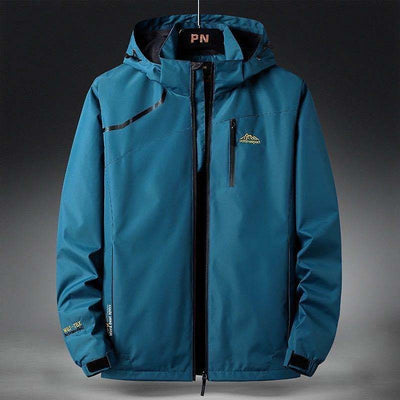 Wasserdichte Jacke mit Kapuze für Herren im Outdoor-Stil - Florian
