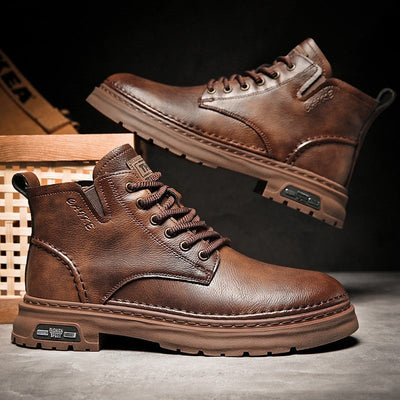 Lässige Herren-Stiefeletten aus Leder - Roderick