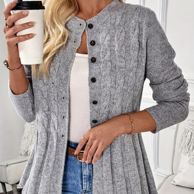 Geflochtene Strickjacke - Marivonne