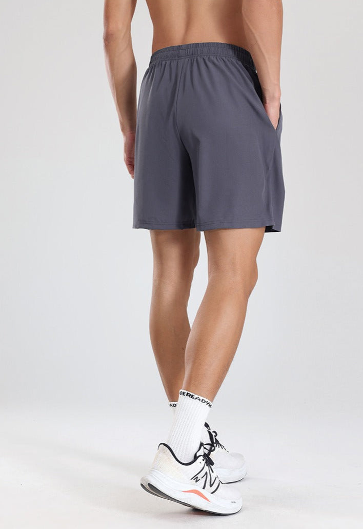 Sportshorts für Herren aus atmungsaktivem technischem Material mit geradem Schnitt - Dennis