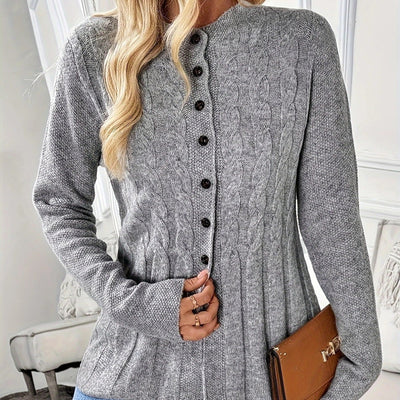 Geflochtene Strickjacke - Marivonne