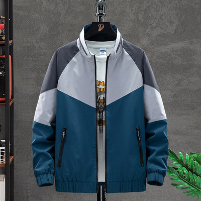 Sportjacke mit Farbblock-Reißverschluss - Axton