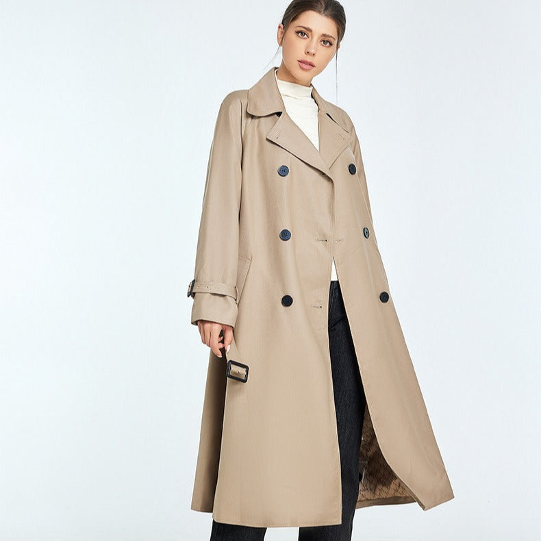 Klassischer doppelreihiger Trenchcoat für Damen - Celine
