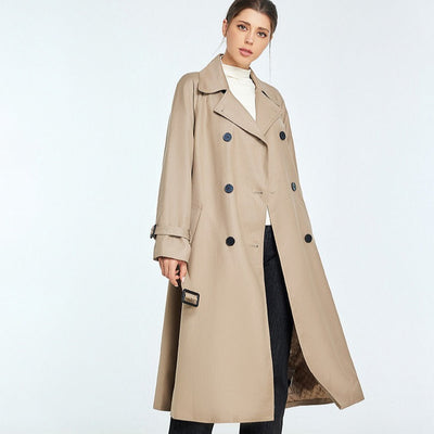 Klassischer doppelreihiger Trenchcoat für Damen - Celine