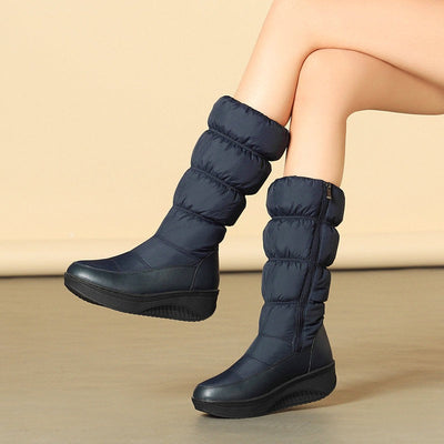 Wasserdichte High-Top-Thermostiefel für Damen mit Plateau - Aurora
