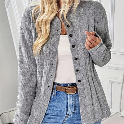 Geflochtene Strickjacke - Marivonne